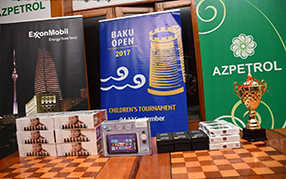 "Azpetrol" sponsored the Children's Tournament of the International Chess Festival BAKU OPEN - 2017.